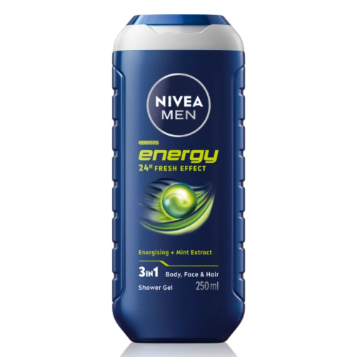 NIVEA men's bath 250 ml Energy with mint extract