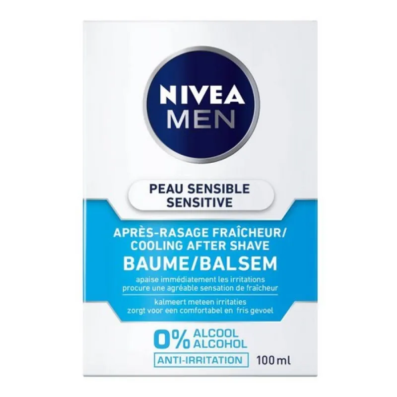 NIVEA A/S Sensitive aftershave balm 100 ml white