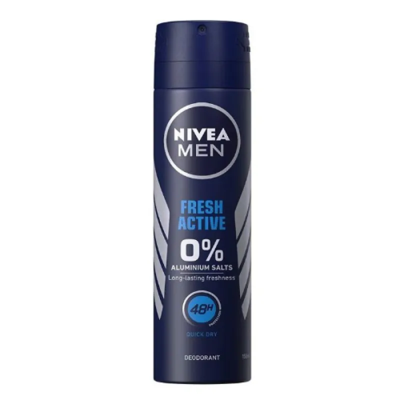 NIVEA men's deodorant 150 ml Fresh Active 0% Aluminum