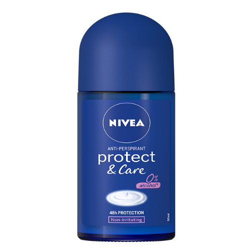 NIVEA women's roll-on 50ml Protect & Care 0% Alcohol