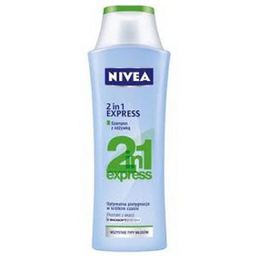NIVEA shampoo 250ml Caring 2in1 Express - for easier combing