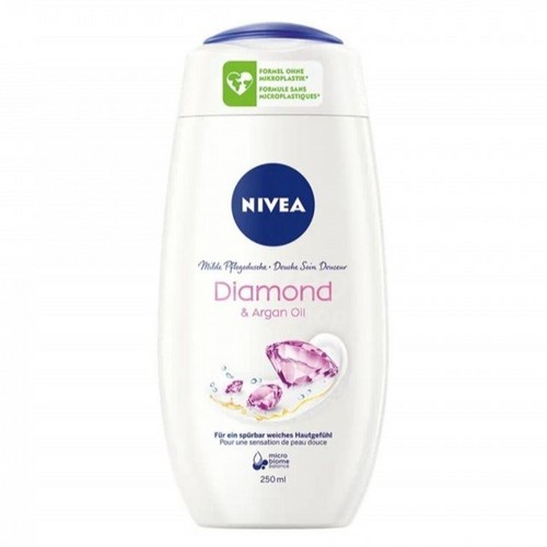 NIVEA women's bath 250ml Diamond&Argan Oil