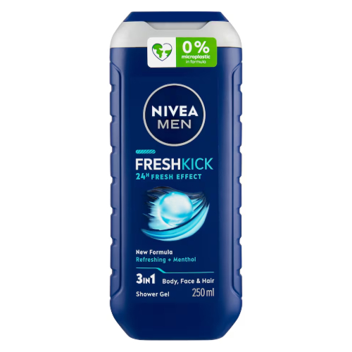 NIVEA men's shower gel 250ml Cool-Fresh Kick