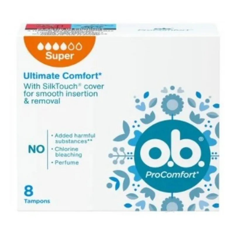 OB Tampons Pro Comfort Super 8 pcs