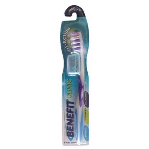 BENEFIT Triple Action Medium - toothbrush