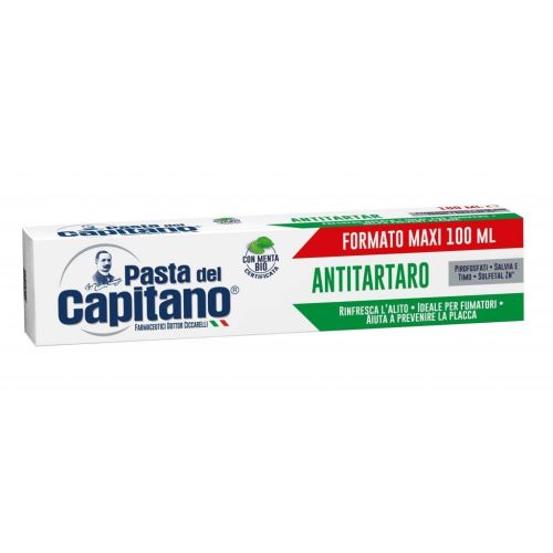 CAPITANO toothpaste 100ml Antitantaro Rinfresca di L'Alito