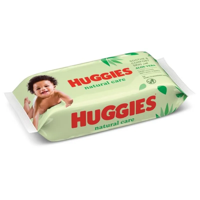 HUGGIES wet wipes 56 pcs Natural Care with Aloe Vera