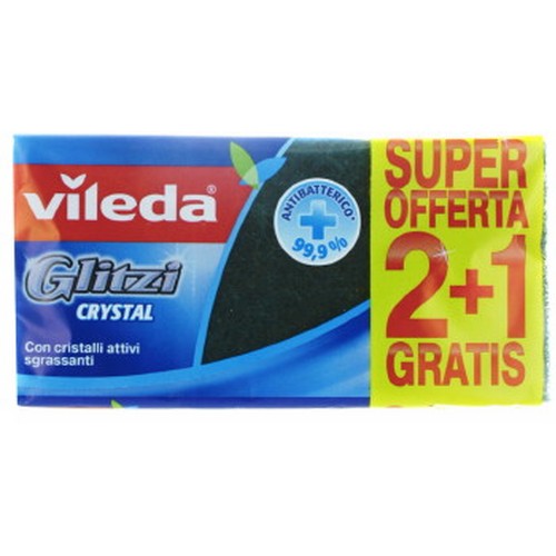 VILEDA Glitzi Crystal x 3 sponges (2+1)