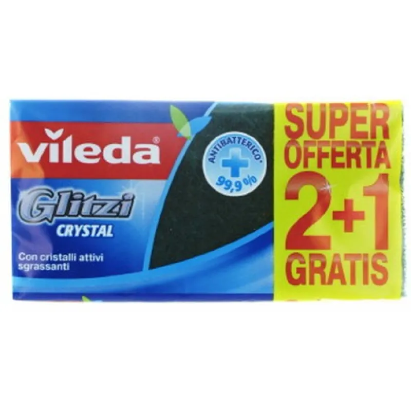 VILEDA Glitzi Crystal x 3 sponges (2+1)