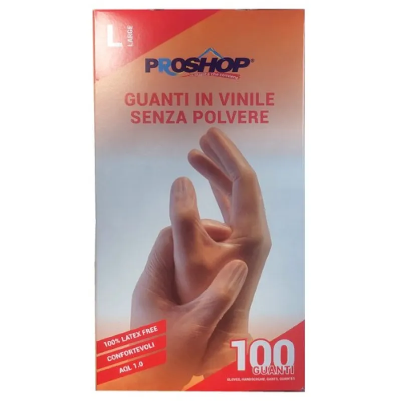 PROSHOP Disposable Gloves 100/1 - L size