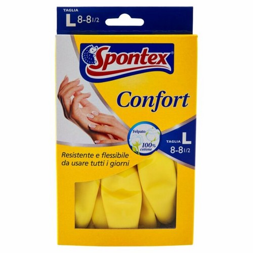 SPONTEX Comfort Rubber Gloves 1/1 - one pair