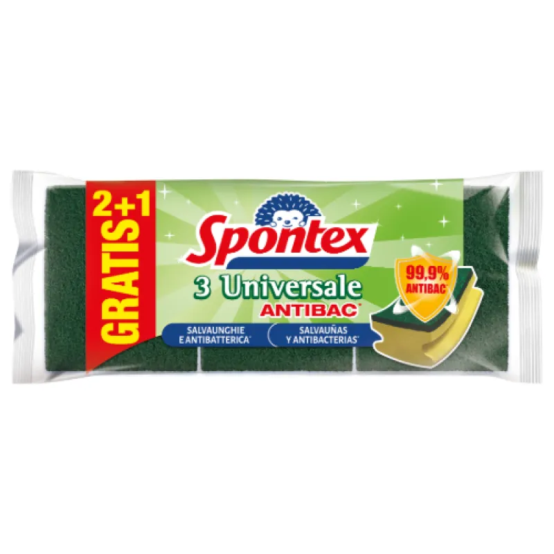 SPONTEX Universal Sponge 2+1 Nail Protector