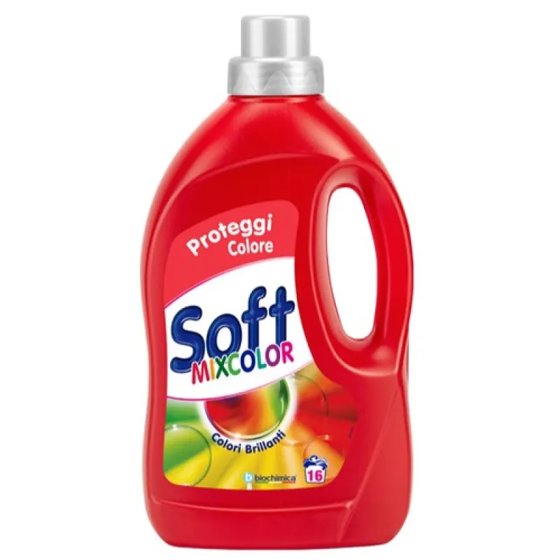 SOFT liquid detergent 900 ml Mix Color - for colored laundry 16 washes