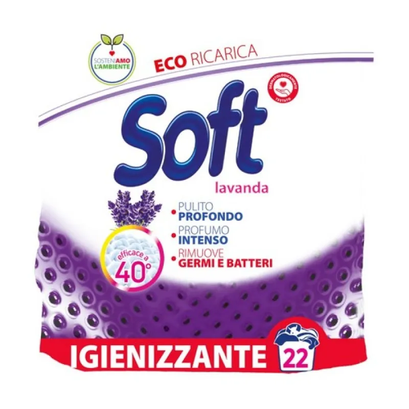 SOFT powder detergent 1.100 kg Lavender - 22 washes