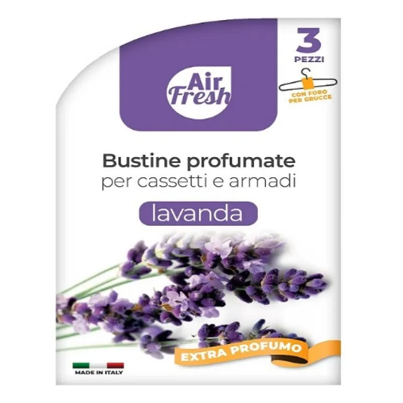 SOFT AIR FRESH wardrobe freshener sachet 3/1 Lavender