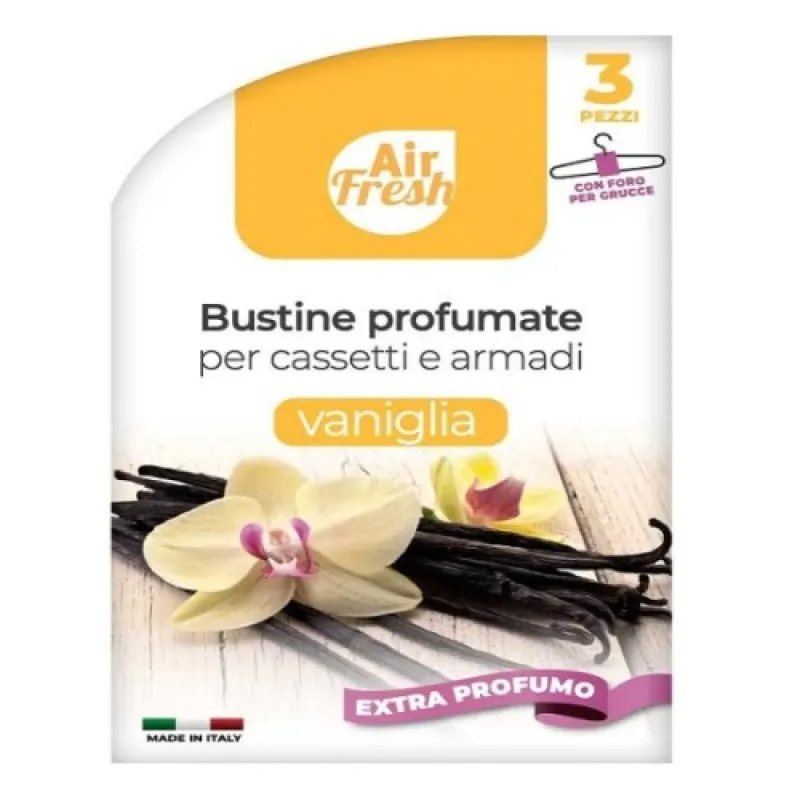 SOFT AIR FRESH wardrobe freshener sachet 3/1 Vaniglia
