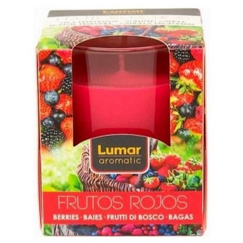 LUMAR Scented Candle 125g decorative glass Frutas Del Bosque