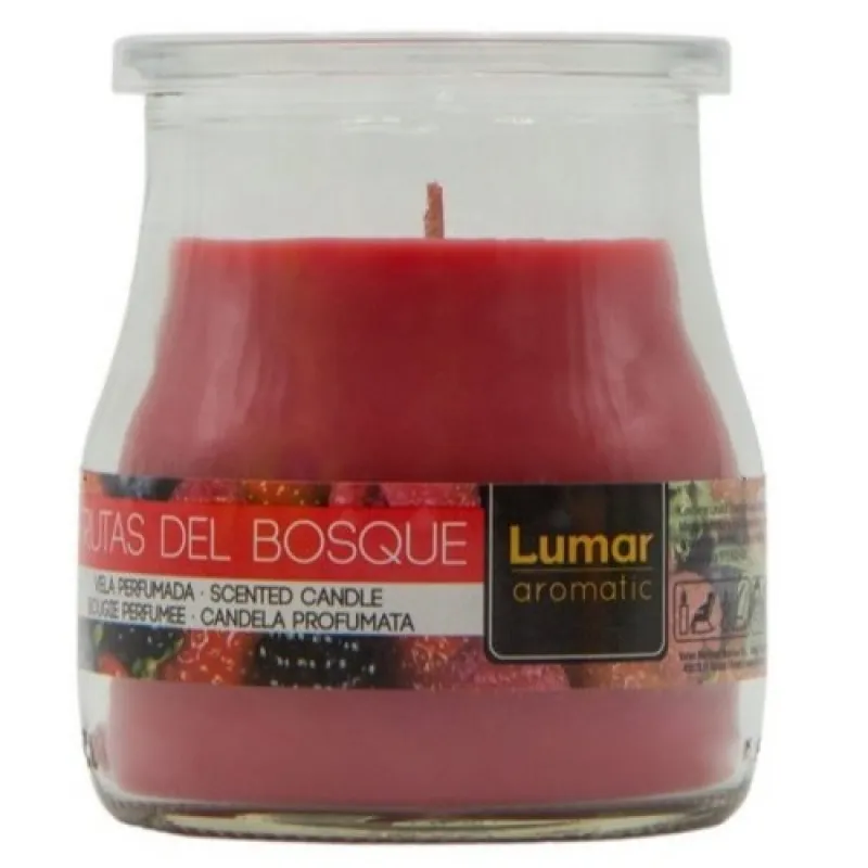 LUMAR Scented Candle 100g yogurt cup Frutas Del Bosque