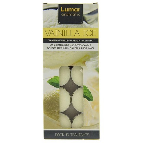 LUMAR Aromatic Tea Candle Vanilla Ice 10/1 5h 120g