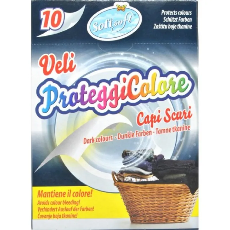 SOFT SOFT Color Catcher for dark clothes - 10 pcs