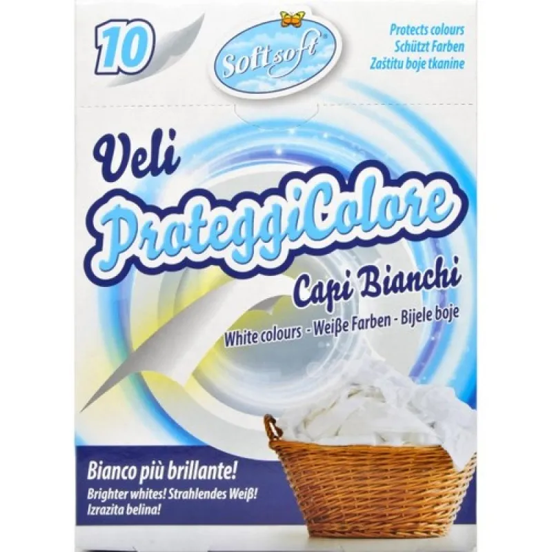 SOFT SOFT color catcher for white clothes - 10 pcs