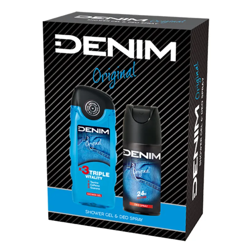 DENIM Men's Set Original 2/1 ( shower gel 250ml + deo 150ml)
