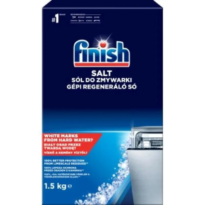 FINISH Salt 1.5 kg - Dishwasher salt