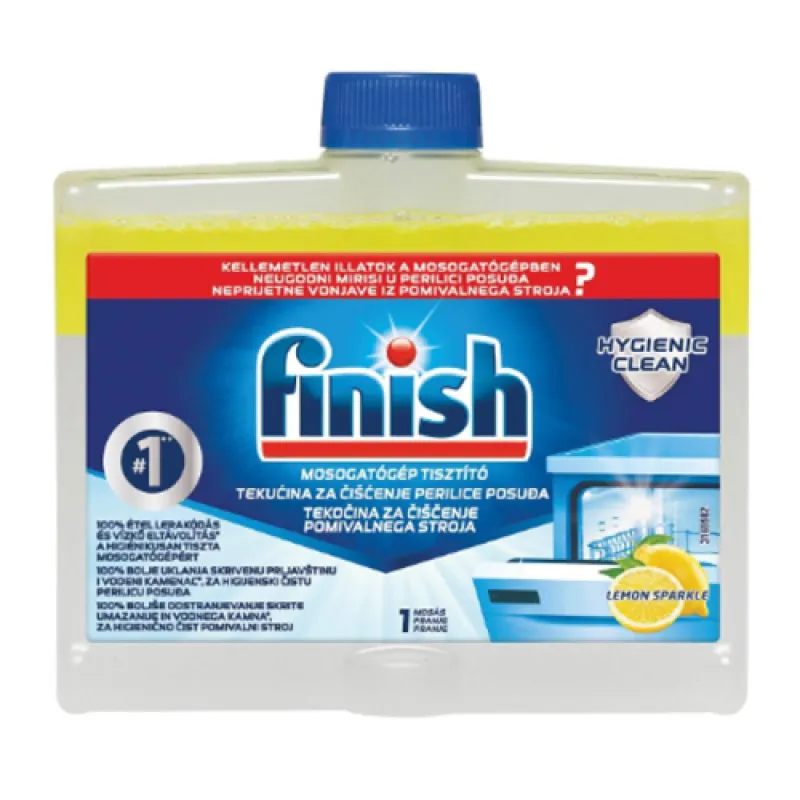 FINISH Dishwasher cleaner 250ml Lemon Sparkle