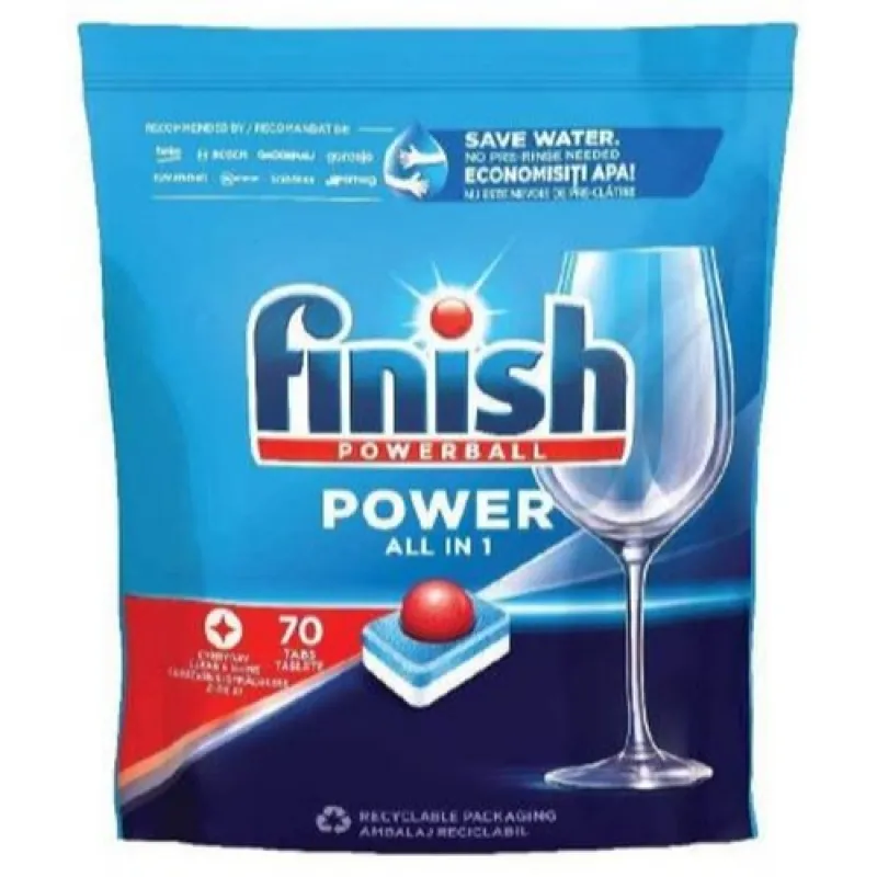 FINISH Tablets 70 pcs Power Ball Classic All in One
