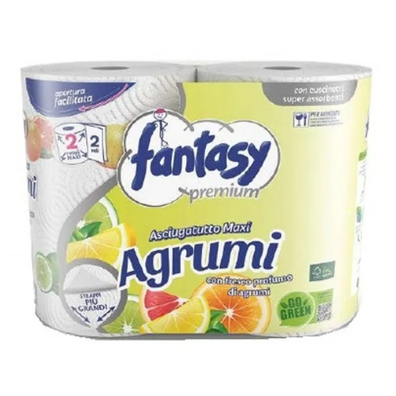 FANTASY household paper towel Duetto MAGNUM AGRUMI - 2 rolls two-ply