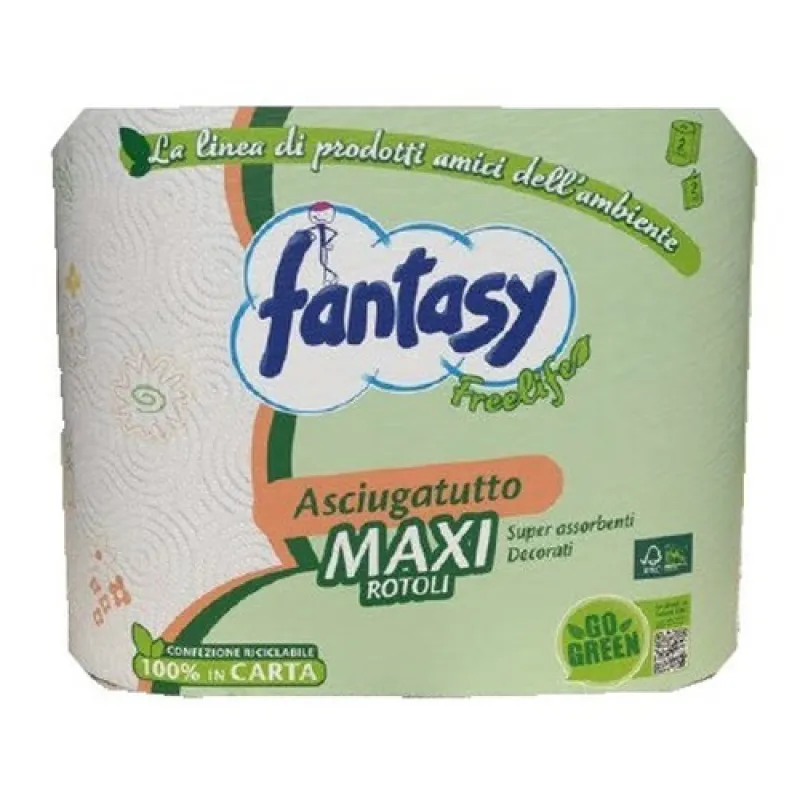 FANTASY household paper Free Life - 2 rolls two-ply