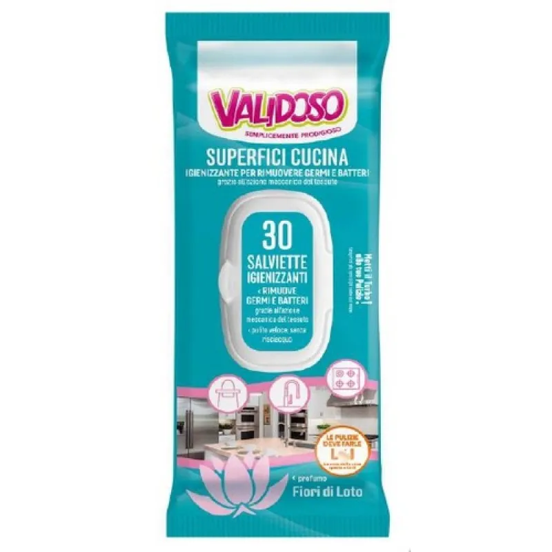VALIDOSO kitchen wet wipes 30/1 Lotus