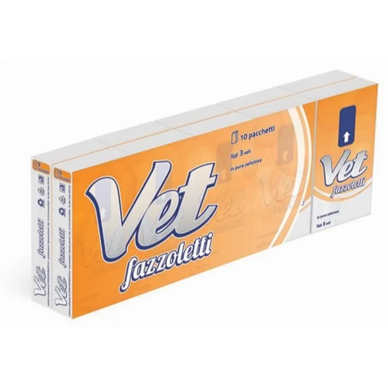 VET paper tissues 10/1 Classic 3-ply