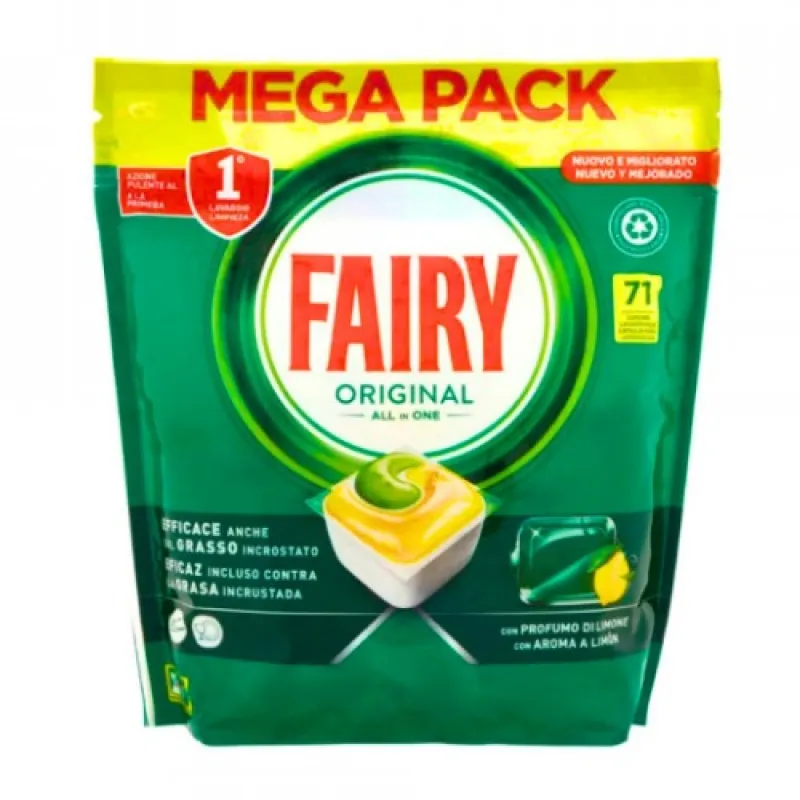 FAIRY Dishwasher Capsules 71 pcs All In One Lemon