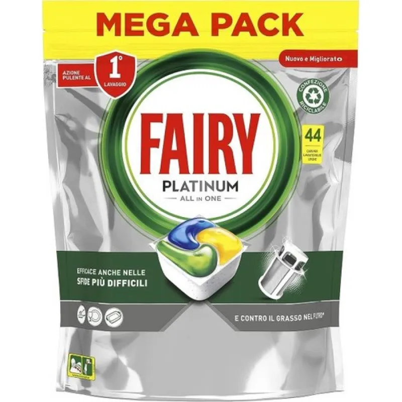 FAIRY Dishwasher Capsules 44 pcs Platinum Lemon