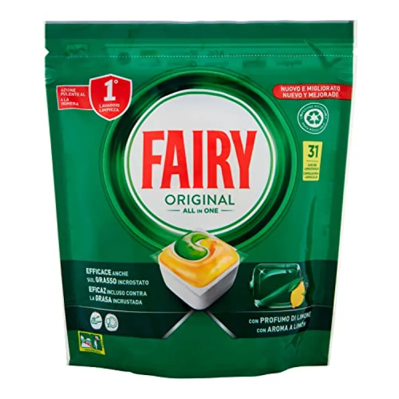 FAIRY Dishwasher Capsules 31 pcs All In One Lemon