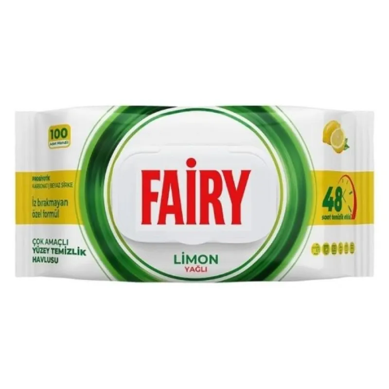 FAIRY Wet Cleaning Wipes 100/1 - Lemon