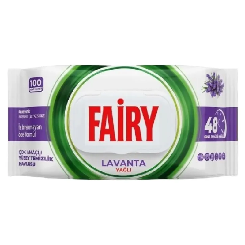 FAIRY Wet Cleaning Wipes 100/1 - Lavender